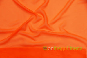 IFR Chiffon Fabric by the Yard & Wholesale Bolt | 100% Polyester Chiffon Fabric | Multiple Colors |
