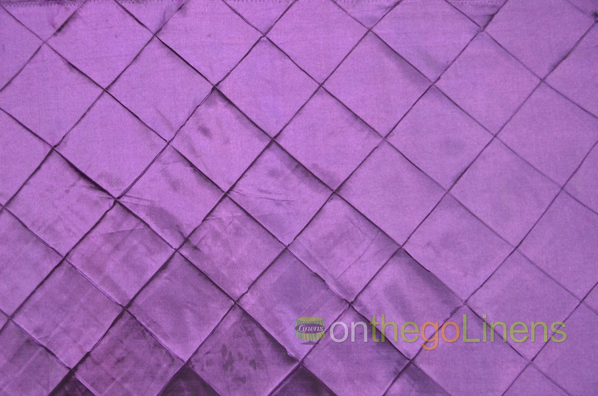Pintuck 4x4 Fabric by the Yard | Diamond Taffeta Fabric | 52" wide | Multiple Colors |