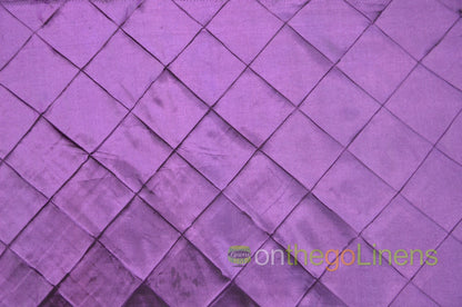 Pintuck 4x4 Fabric by the Yard | Diamond Taffeta Fabric | 52" wide | Multiple Colors |