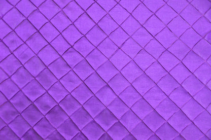 Pintuck 2x2 Fabric by the Yard | Diamond Taffeta Fabric | 52" wide | Multiple Colors |