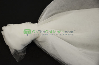 Bridal Tulle Wedding Dress Fabric | Wholesale 50 Yard Bolt | 100% Nylon | 108" Wide