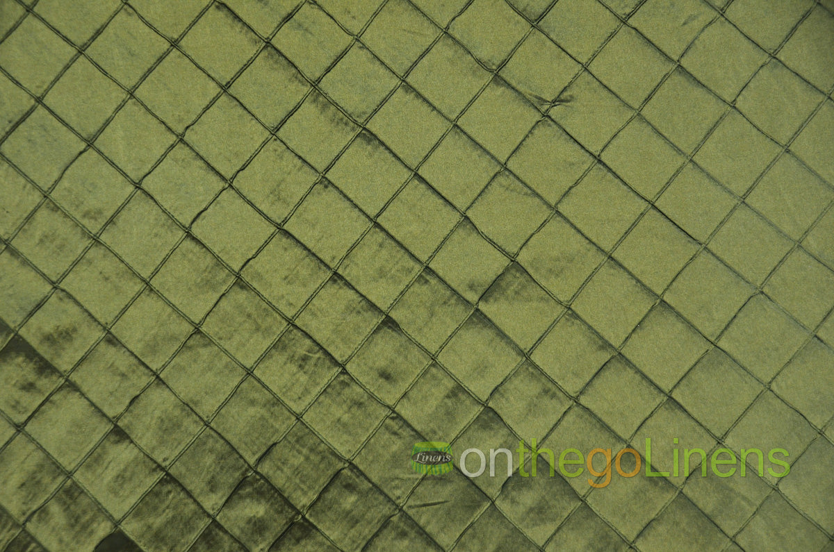Pintuck 2x2 Fabric by the Yard | Diamond Taffeta Fabric | 52" wide | Multiple Colors |