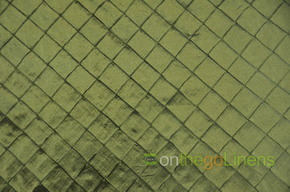 Pintuck 2x2 Fabric by the Yard | Diamond Taffeta Fabric | 52" wide | Multiple Colors |