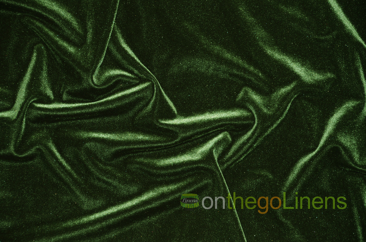 Stretch Velvet Fabric by the Yard | Soft and Smooth Spandex Velvet Fabric | 60" wide | Multiple Colors | Wholesale Bolt Available |