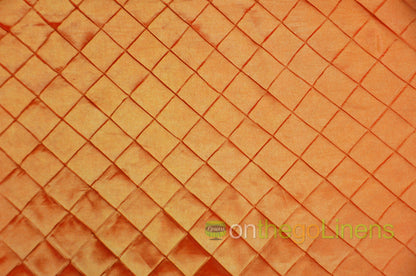 Pintuck 2x2 Fabric by the Yard | Diamond Taffeta Fabric | 52" wide | Multiple Colors |