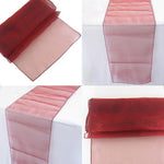 Crystal Organza Table Runners | Multiple Colors | USA Made |