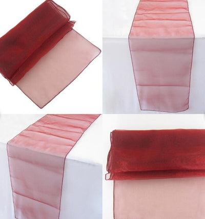 Crystal Organza Table Runners | Multiple Colors | USA Made |