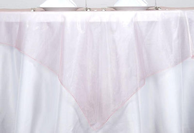 Mirror Organza Table Linens | Mirror Organza Tablecloths and Overlays | Multiple Colors |