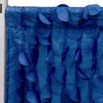 Petal Taffeta Event Drapery Panels | Round Hanging Petal Taffeta Curtains | Petal Circle Drapery |