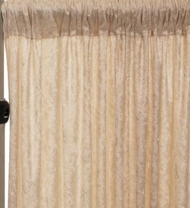 IFR Panne Velvet Event Drapery Panels | Crush Velour Curtains | Inherently Fire Retardant Drapery |Multiple Colors |