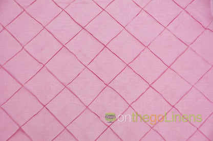 Pintuck 4x4 Fabric by the Yard | Diamond Taffeta Fabric | 52" wide | Multiple Colors |