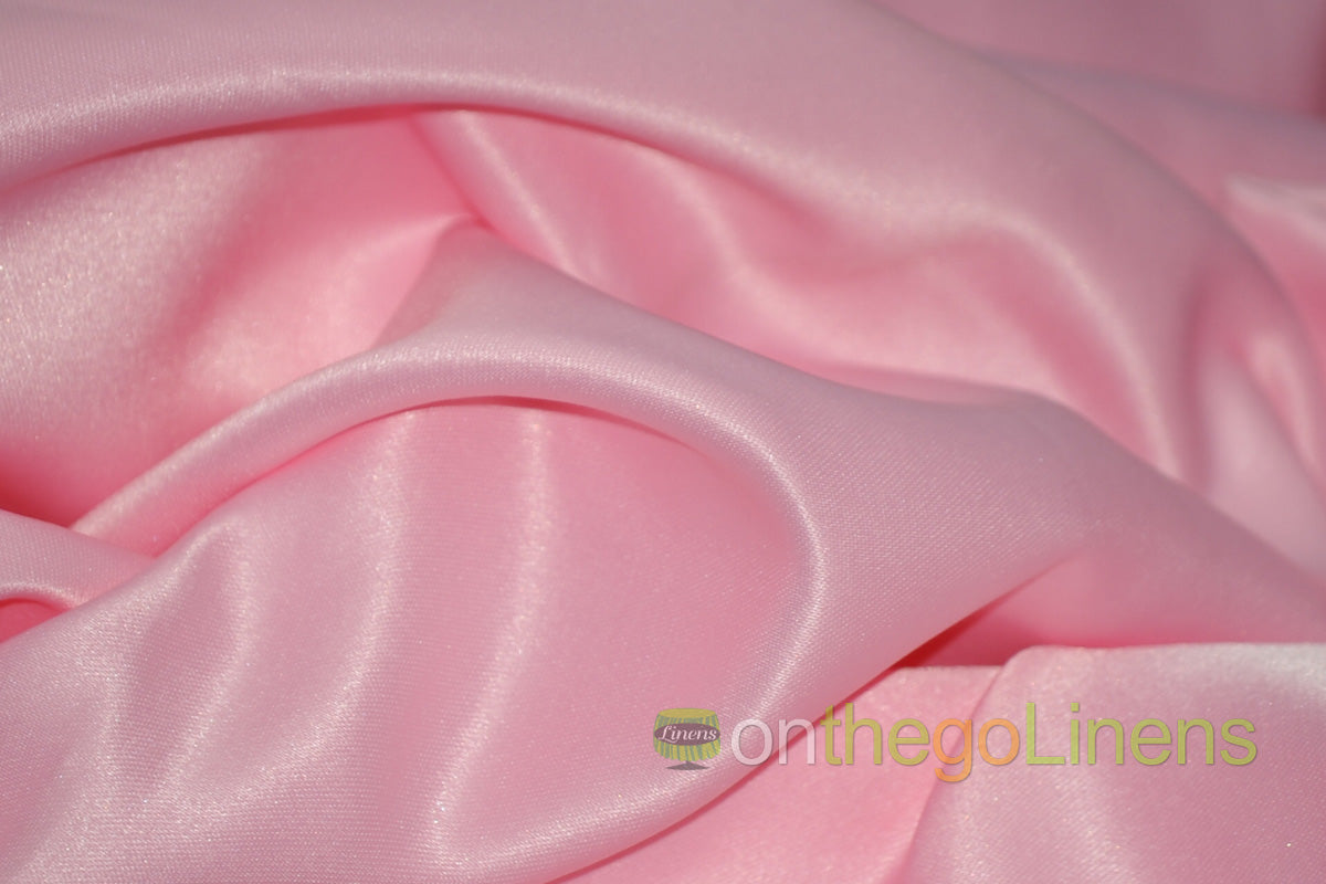 Lamour Satin Fabric by the Yard & Bolt | 100% Polyester Semi Dull Heavy Satin Fabric | 60" Wide | Multiple Colors |
