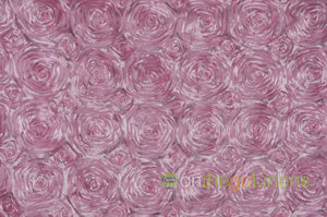 Rosette Satin Fabric by the Yard | 54" Wide | 3d Rose Satin Fabric |