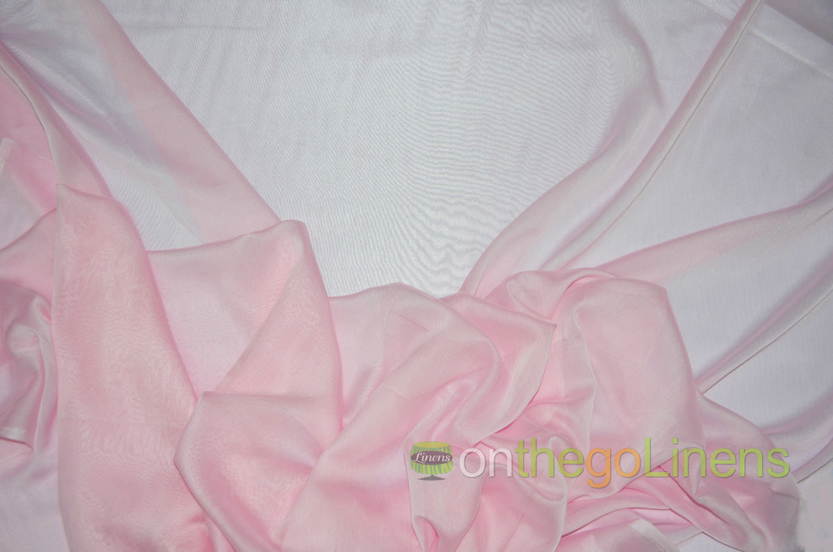 IFR Two Tone Chiffon Event Drapery Panels | Cationic Chiffon Curtains | Inherently Fire Retardant |