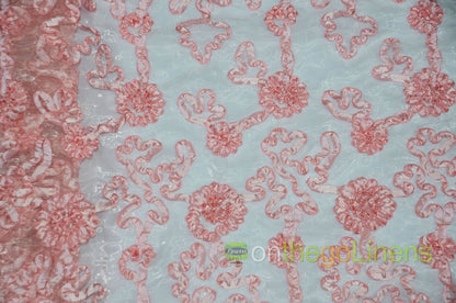 Luxury Organza Fabric by the Yard | Sheer Organza Embroidery Fabric | 54" Wide | Multiple Colors |
