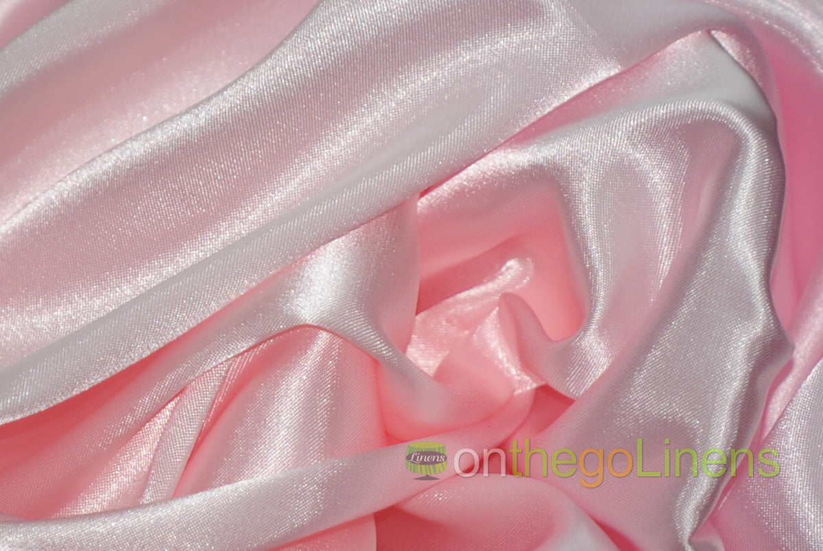 Soft Light Weight Medium Satin Fabric | Wholesale Satin Fabric for Decorative Use | 60" | 70 Yards |
