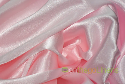 Soft Light Weight Medium Satin Fabric | Wholesale Satin Fabric for Decorative Use | 60" | 70 Yards |