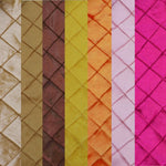 Pintuck 2x2 Fabric by the Yard | Diamond Taffeta Fabric | 52" wide | Multiple Colors |