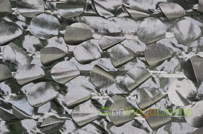 Petal Taffeta Fabric by the Yard | Round Hanging Petal Taffeta Fabric |