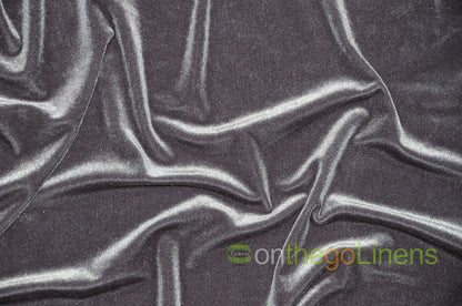 Stretch Velvet Fabric by the Yard | Soft and Smooth Spandex Velvet Fabric | 60" wide | Multiple Colors | Wholesale Bolt Available |