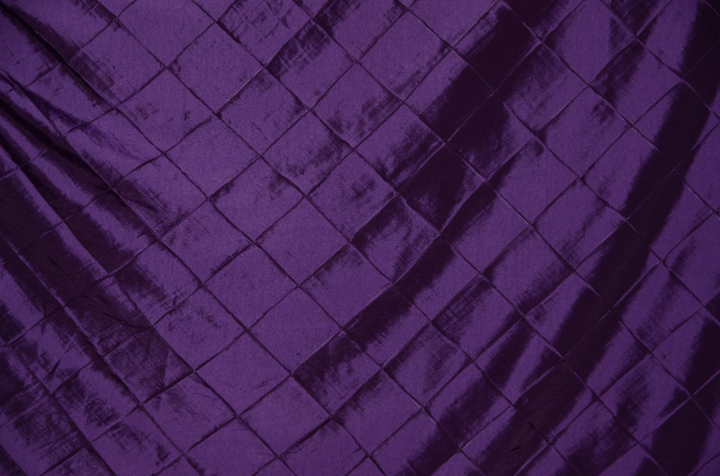 Pintuck 2x2 Fabric by the Yard | Diamond Taffeta Fabric | 52" wide | Multiple Colors |