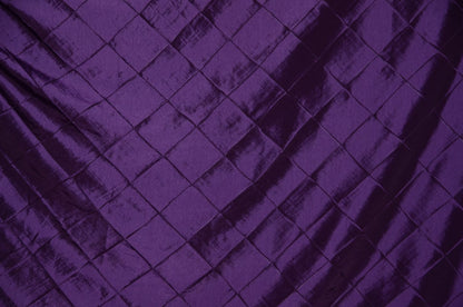 Pintuck 2x2 Fabric by the Yard | Diamond Taffeta Fabric | 52" wide | Multiple Colors |