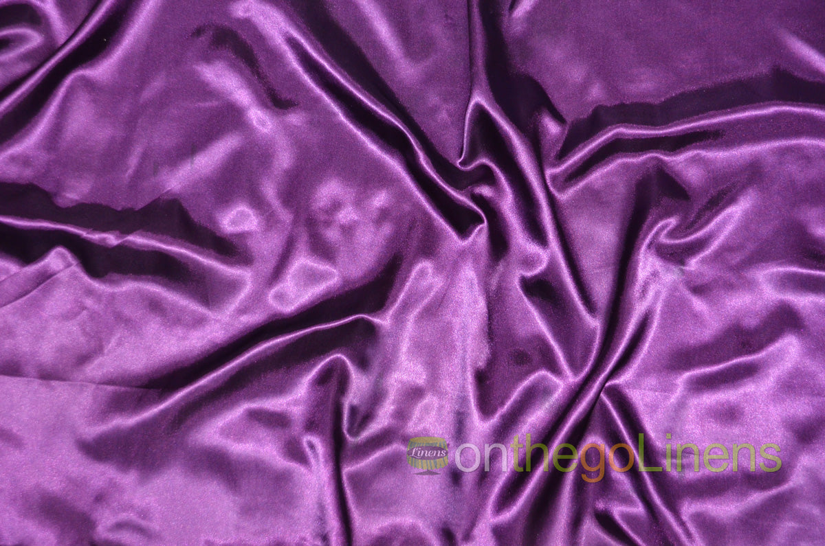 Soft Light Weight Medium Satin Fabric | Wholesale Satin Fabric for Decorative Use | 60" | 70 Yards |