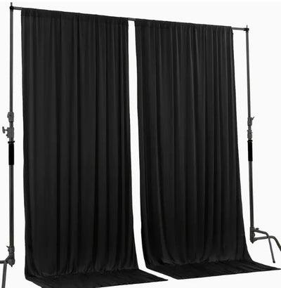 Extra Wide Visa Polyester Event Drapery Panels | 10ft Wide Polyester Drapery Curtains for Events and Decor | 100% Polyester |