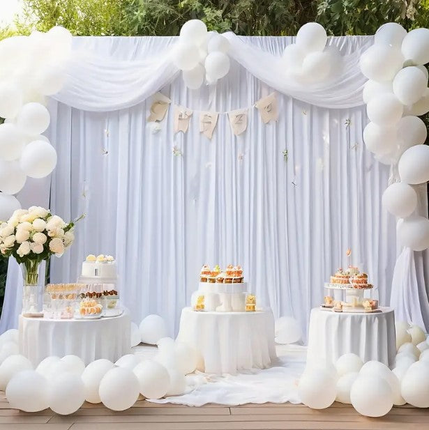 Visa Polyester Event Drapery Panels | Premium Polyester Curtains for Events & Decor | 100% Washable Polyester |