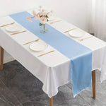 Lamour Satin Table Runners | 100% Polyester Semi Dull Heavy Satin Table Runners