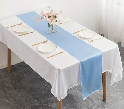 Lamour Satin Table Runners | 100% Polyester Semi Dull Heavy Satin Table Runners