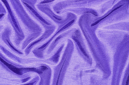 Shantung Satin Fabric by the Yard & Bolt | Reversible Silk Satin Fabric | 100% Polyester | 60" Wide | Multiple Colors |