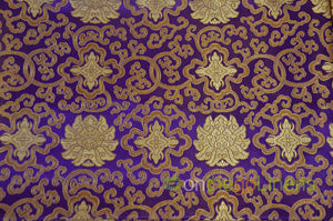 48" Wide Chinese Medallion Brocade Fabric by the Yard | Chinese Medallion Fabric | Multiple Colors |