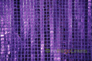 Quad Sequins Fabric | Square Sequins Fabric by the Yard | 45" Wide | Multiple Colors |