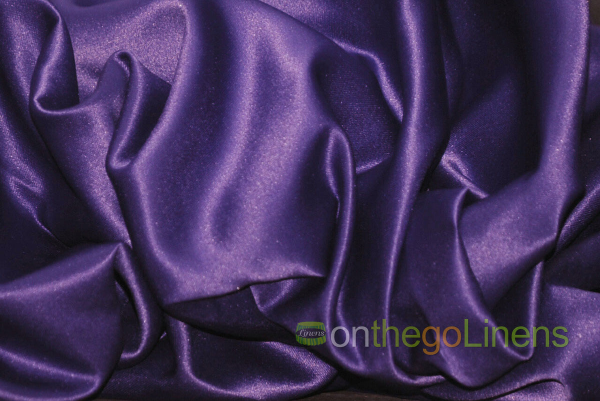Lamour Satin Fabric by the Yard & Bolt | 100% Polyester Semi Dull Heavy Satin Fabric | 60" Wide | Multiple Colors |