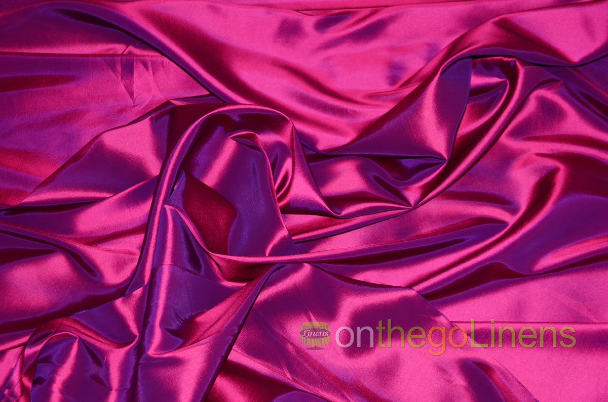 Stretch Taffeta Fabric by the Yard | Spandex Taffeta Fabric | 60" wide | Multiple Colors |
