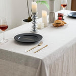 Rayon Linen Table Linens | Linen Tablecloths for Events and Decor | Multiple Colors |