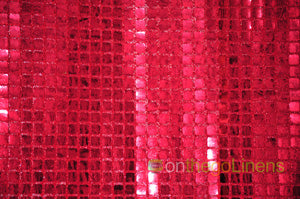 Quad Sequins Fabric | Square Sequins Fabric by the Yard | 45" Wide | Multiple Colors |