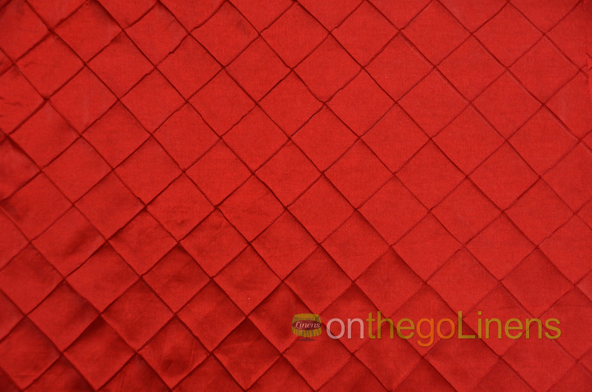 Pintuck 2x2 Fabric by the Yard | Diamond Taffeta Fabric | 52" wide | Multiple Colors |