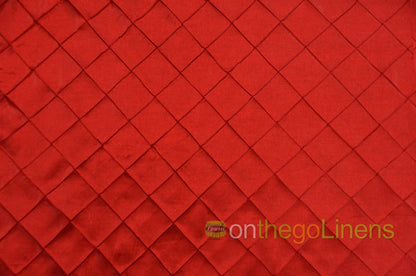 Pintuck 2x2 Fabric by the Yard | Diamond Taffeta Fabric | 52" wide | Multiple Colors |