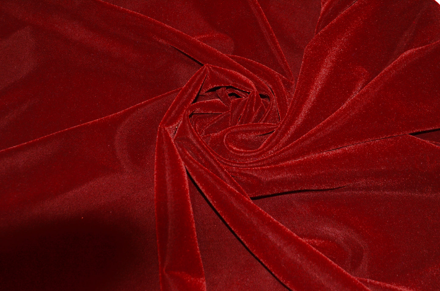 45" Triple Velvet Fabric by the Yard and Wholesale Bolt | Plush Velvet | Multiple Colors |