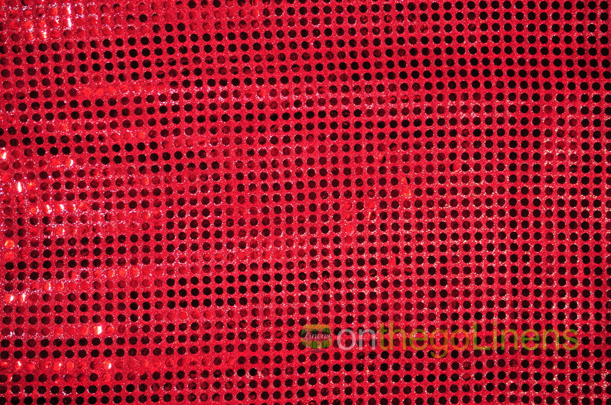 6MM Confetti Dot Sequins Fabrics | 45" Wide | Multiple Colors |