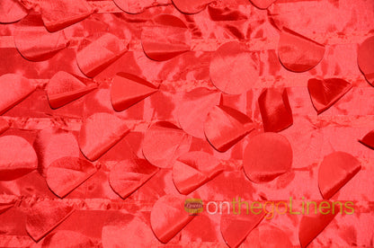 Petal Taffeta Fabric by the Yard | Round Hanging Petal Taffeta Fabric |