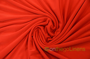 ITY Jersey Fabric by the Yard | Interlock Twist Yarn | 60" Wide | 92/8 Poly Spandex | Multiple Colors |