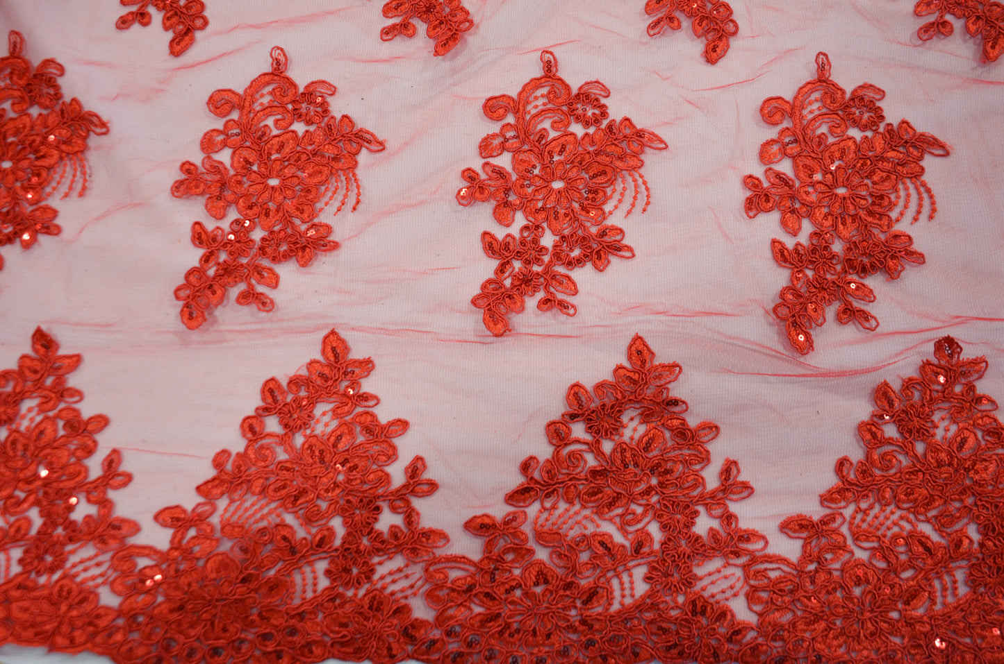 Camilla Embroidery Fabric by the Yard | Lace Embroidery | Multiple Colors |