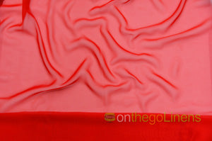 IFR Chiffon Fabric by the Yard & Wholesale Bolt | 100% Polyester Chiffon Fabric | Multiple Colors |