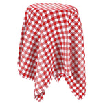 Picnic Checkered Tablecloths | Gingham Table Linens  | 100% Polyester | 1x1 Square |