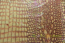 Jungle Alligator Hologram Spandex Fabrics | Dancewear Spandex Fabric | 60" Wide |
