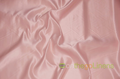 Stretch Lamour Satin Fabric by the Yard | Stretch Matte Satin | Stretch Duchess Satin Fabric for Bridal, Wedding, Costumes |