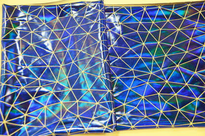 Geometric Mirror Hologram Spandex Fabrics | Dancewear Spandex Fabric | 60" Wide |